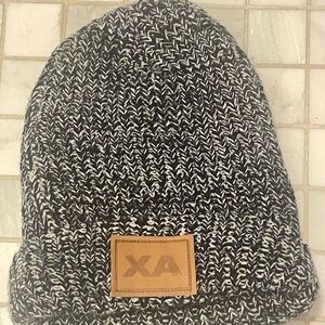 Black and White X Ambassadors band merch beanie